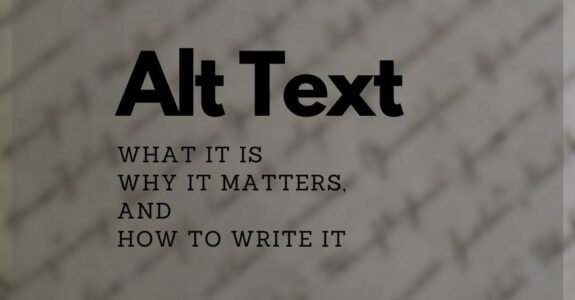 Alt test. What it is and why it matters, and how to write it