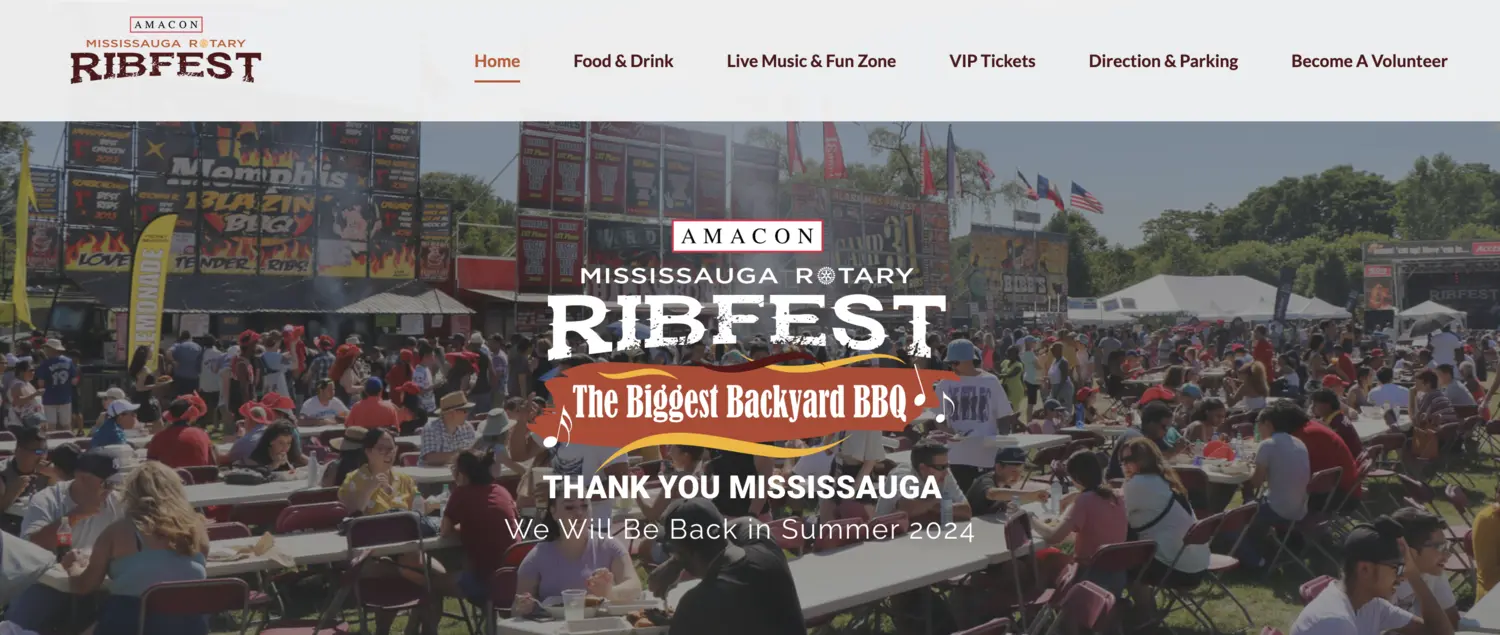 Banner Image- Reviving Rotary Mississauga RibFest with Digital Marketing