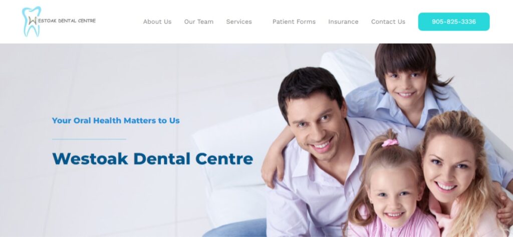 Westoak Dental Centre-homepage